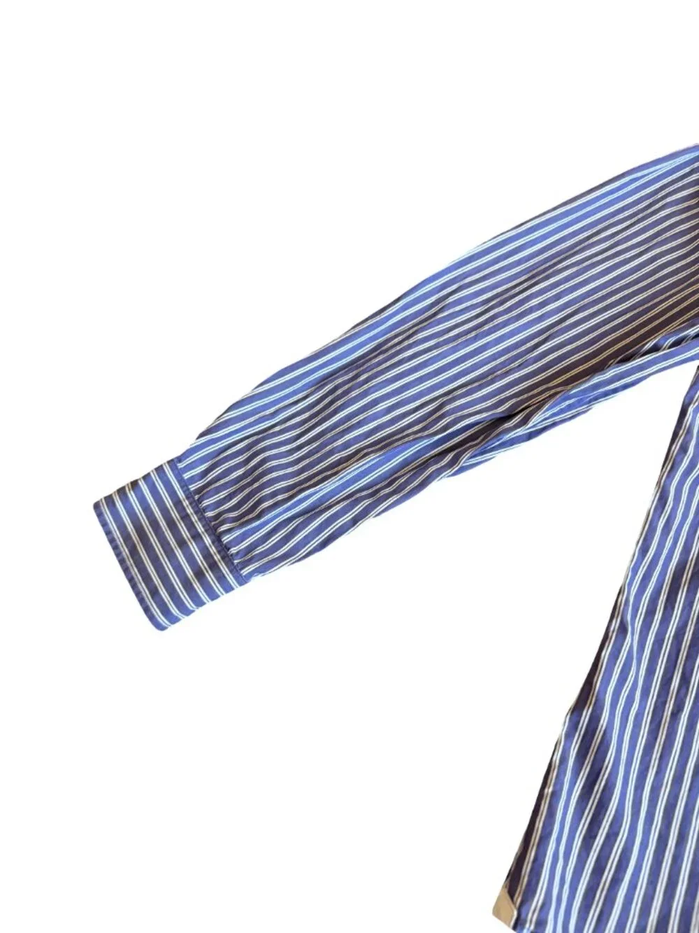 Pink Thomas Pink Purple White Stripe Dress Shirt Long Sleeve Casual Work Large